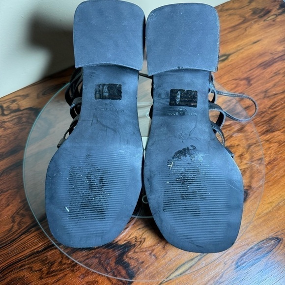 Steve Madden Cherri30 strappy Sandal - black leather - size 7.5 - Picture 15 of 15